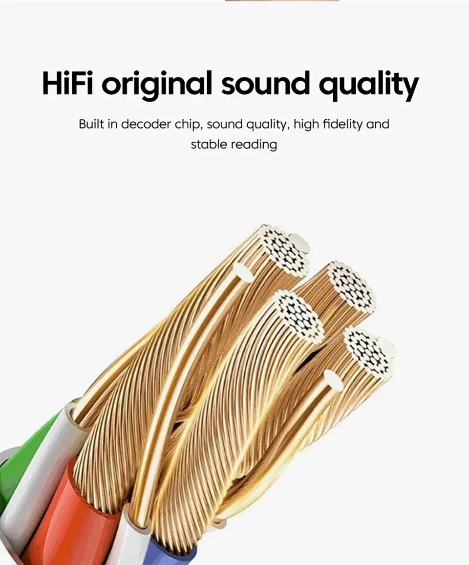 2-in-1 Audio Adapter USB C to 3 5 mm Jack Type-C Charging 3.5mm Aux Cable For Samsung Xiaomi Huawei Wired Headphones Connector
