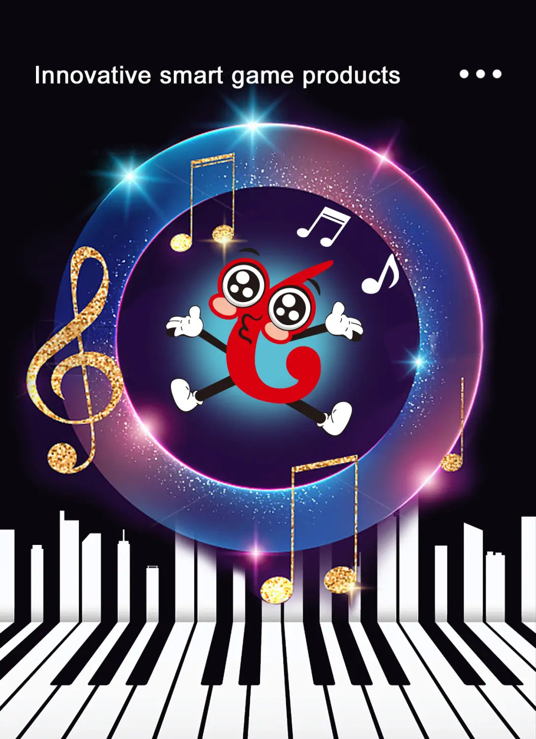Mini Electronic Keyboard Toy Musical Rhythm Game Machine Educational Piano Instrument Ideal Gift Choice