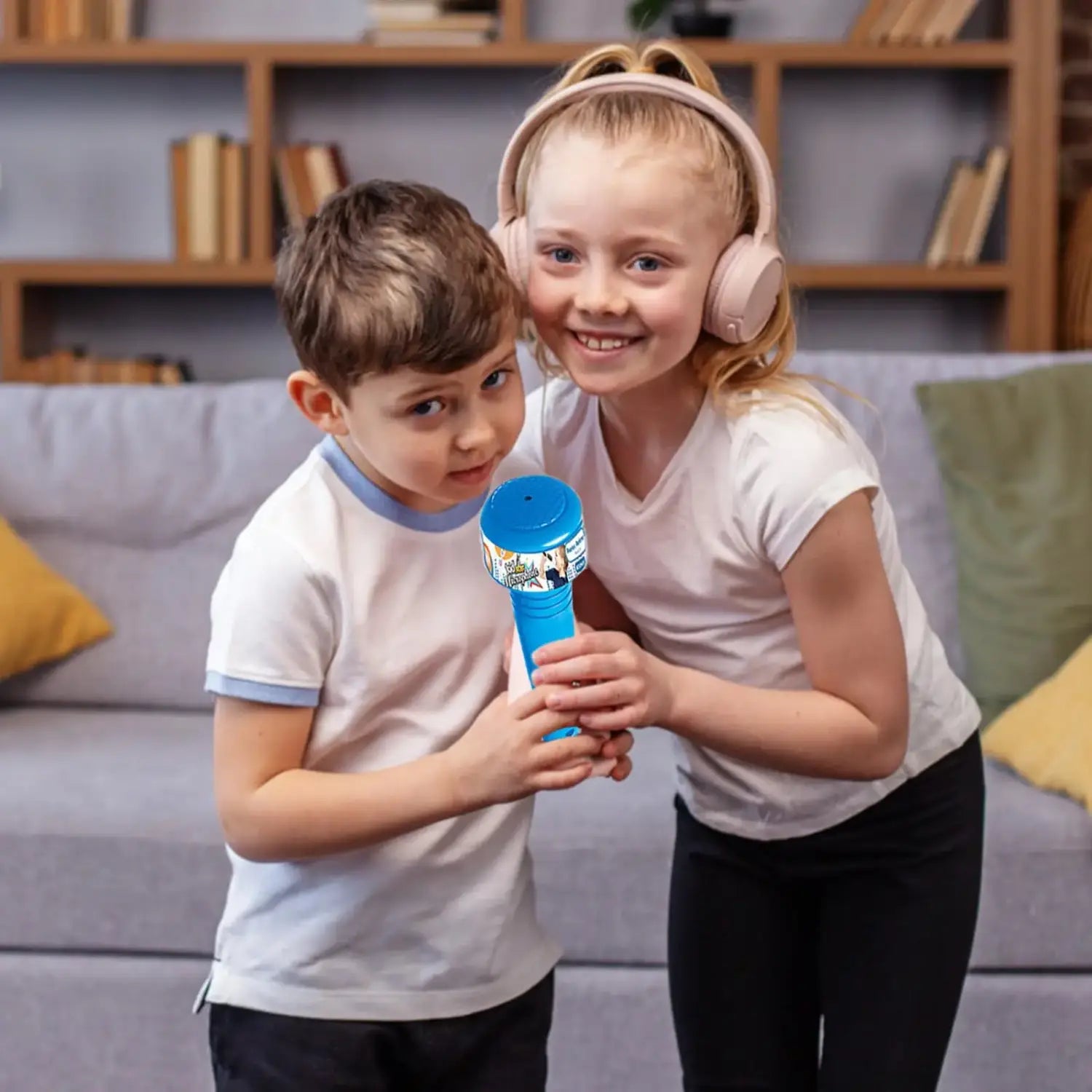 Kids Microphone with Stand Karaoke Song Music Instrument Toys Brain-Training Educational Toy Birthday Gift for Girl Boy