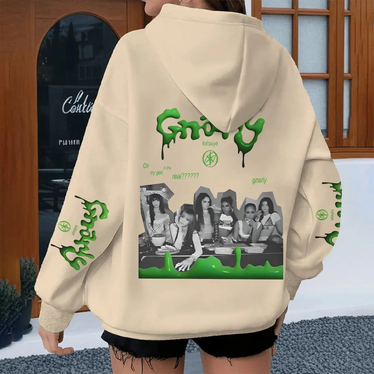 Street Style Katseye Women’s Hoodies Hip Hop Pop Music Band Katseye Streetwear Long Sleeve Spring Autumn Unisex Hoody Gifts