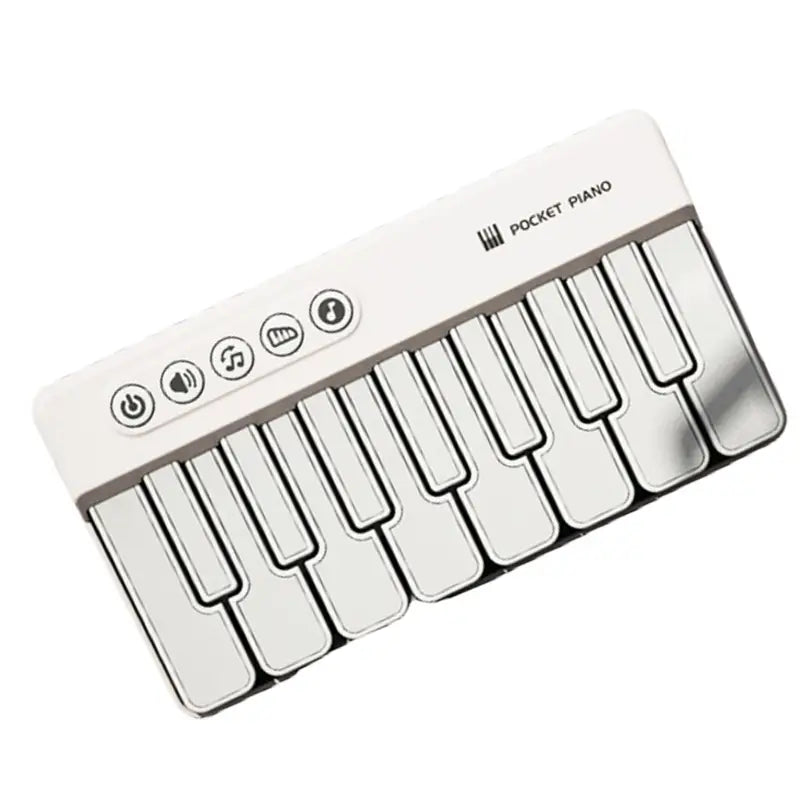 Musical Learning Toy Piano for Portable Design Enhances Creativity While Building Basic Music Knowledge with ABS Texture