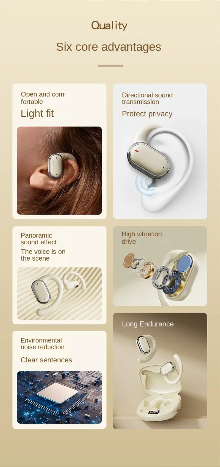 X93 Earphone Bluetooth 5.2 TWS Sports Outdoor Headset Wireless Headphone Earbuds Ear For Smart Phone Xiaomi Samsung Games Music