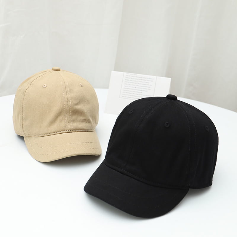 Hip Hop Retro Short Brim Baseball Hat Men Male Soft Cotton Adjustable Peaked Cap Casual Snapback Dad Trucker Hats Streetwear