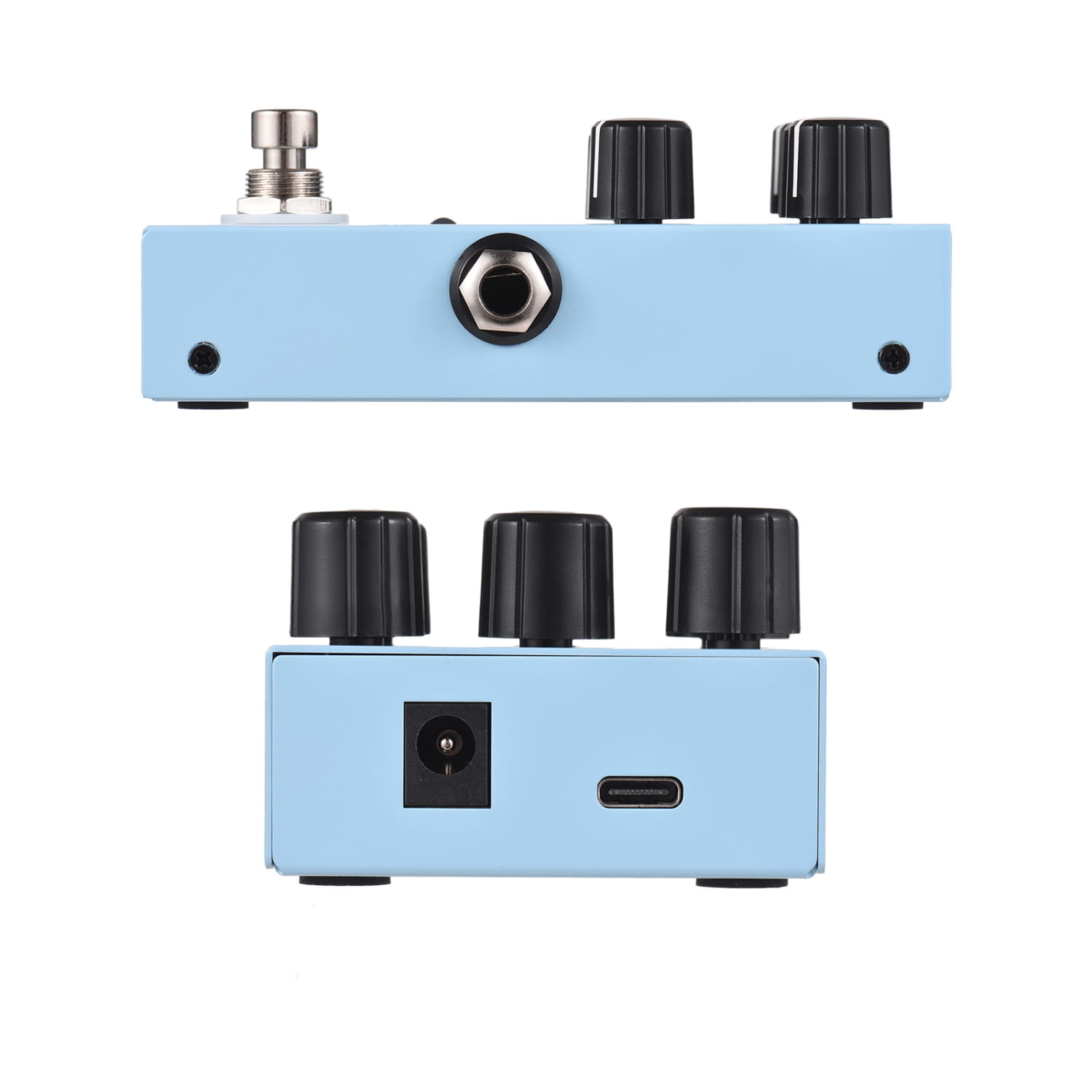 M-VAVE Guitar Effect Pedal Digital Reverb Pedal Digital Modeling Reverberation Effector with 9-Mode Reverb Selection for Guitar