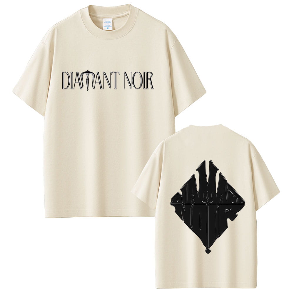 Rapper WeRenoi Diamant Noir Graphic T-shirt Men Women Hip Hop Fashion Pop Music T-shirts Male female Casual Vintage T Shirt