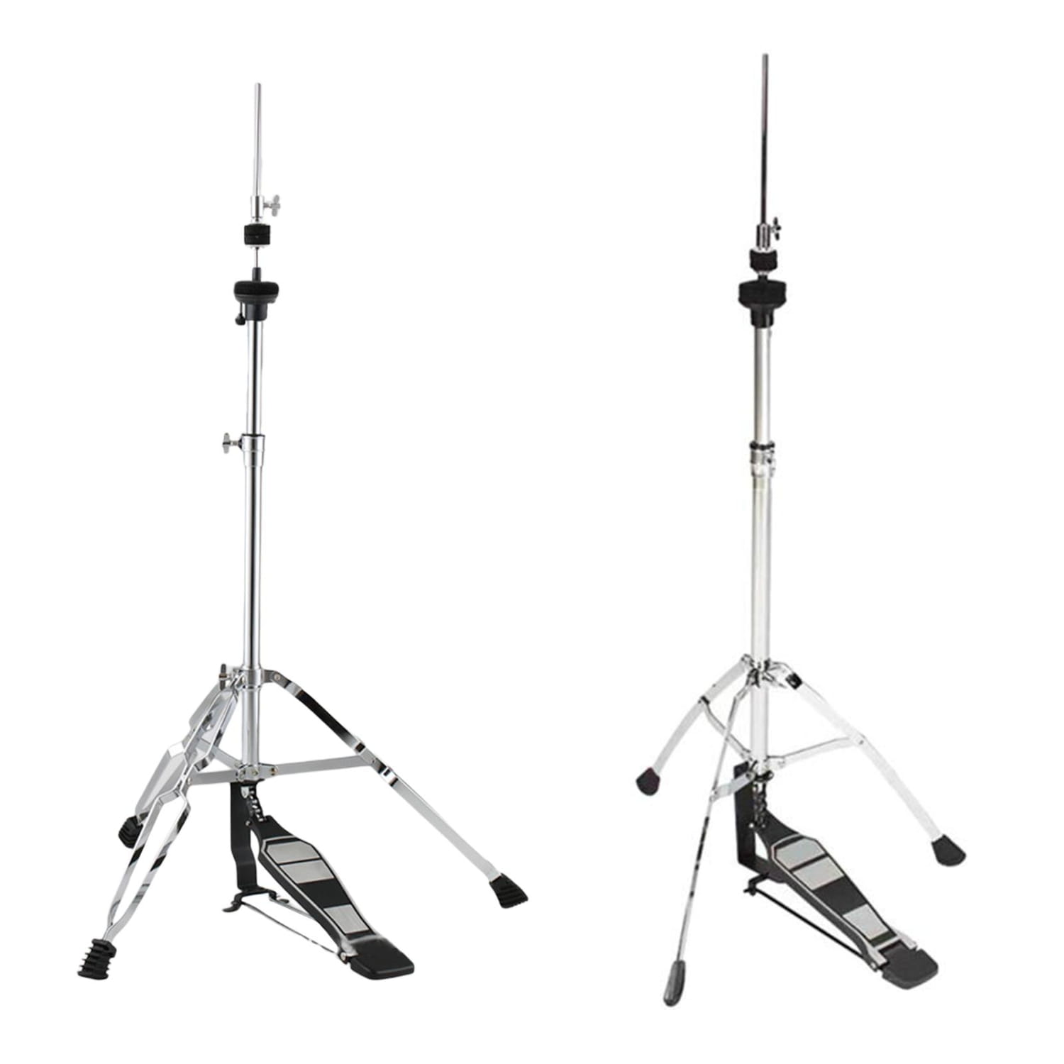 Hi Hat Tripod Stand Drum Pad Stand Mount Long Footboard Adjustable Cymbal Stand for Drummer Musical Instrument Accessories