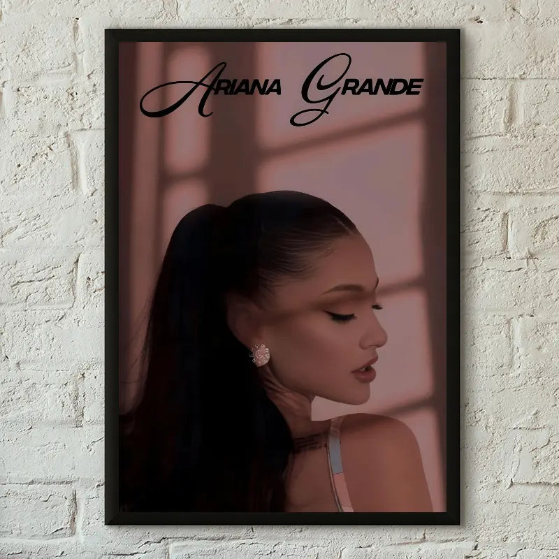 1PC Famous Singer Ariana Grande Poster Poster Paper Print Home Living Room Bedroom Entrance Bar Cafe Art Painting Decoration