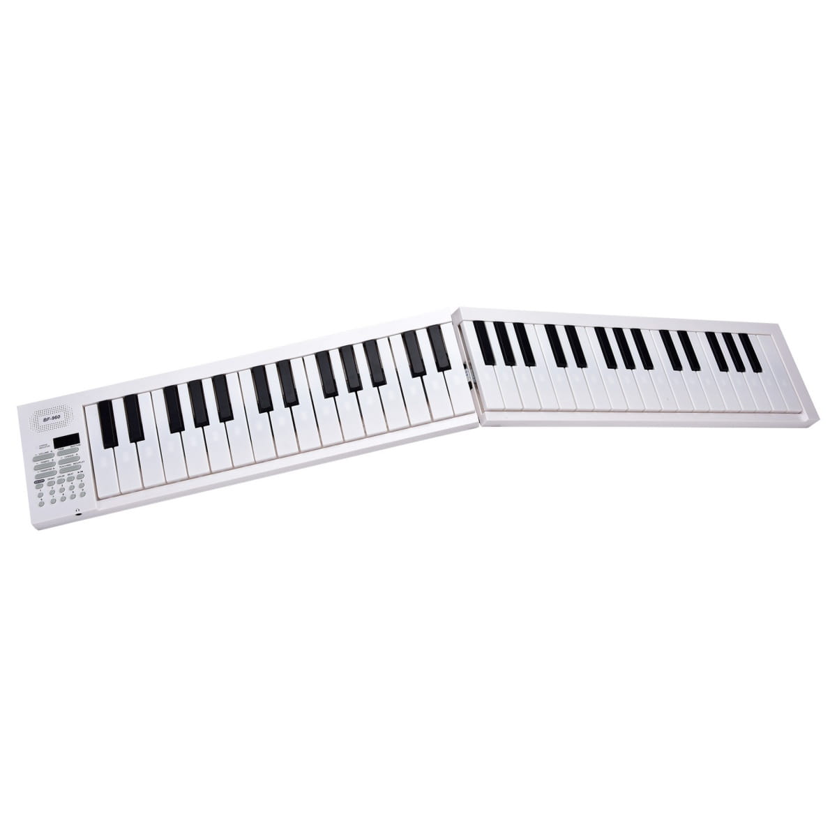 Miwayer 61-Key Electronic Piano Keyboard 180° w/16 Tones/100 Rhythms/25 Demos/USBpower cord/Built-in Battery Digital Piano