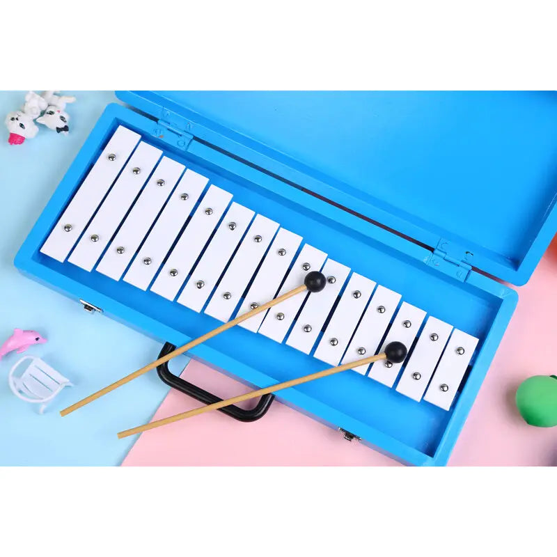 Glockenspiel Xylophone Name List of Products Percussion Musical Instruments 15-Key Marching Glockenspiel