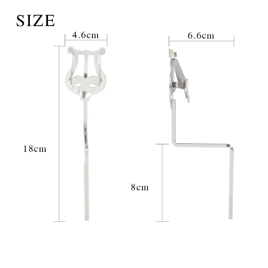 Music Stand Clarinet /Trumpet /Flute /Alto Saxophone Portable Marching Sheet Music Stands Musical Instruments Accessories