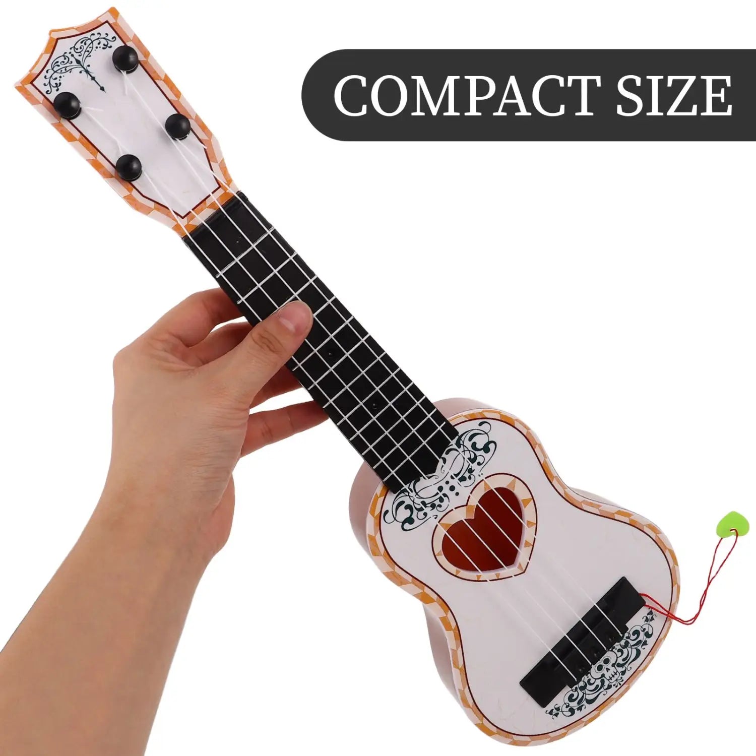 44cm Beginner Classical Ukulele Guitar Educational Musical Instrument Toy For Kids Early Education Children Student Teaching