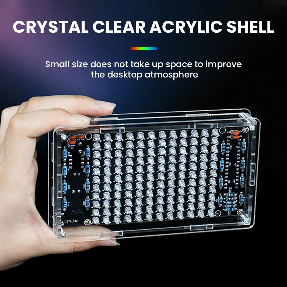 DIY Sound Control LED Music Electronic Kits Audio Frequency Display PCB Soldering Project Practice Solder Diy Electronic Kit