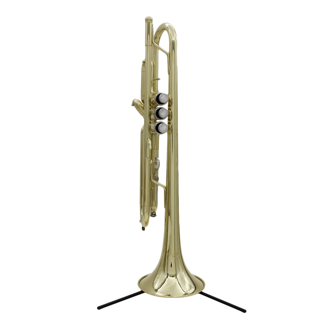 SLADE Black Trumpet Stand Foldable ABS Metal Trumpet Holder with 3/5 Removable Legs Portable Bracket Brass Instrument Accessory