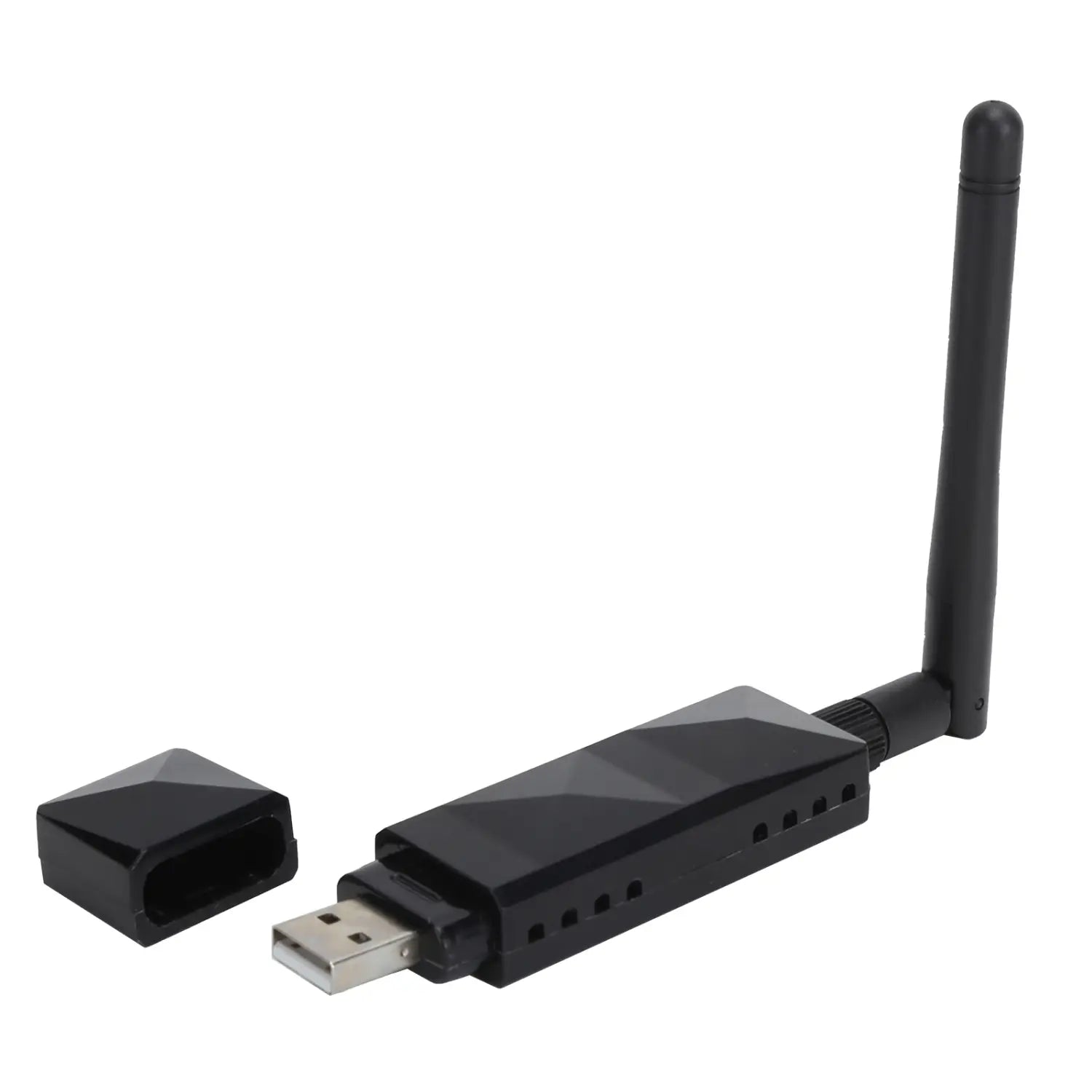 Universal AR9271 Wireless USB WiFi Adapter with Detachable 2DBI High Gain Antenna for PC Laptop TV Streaming Plug Play Stable