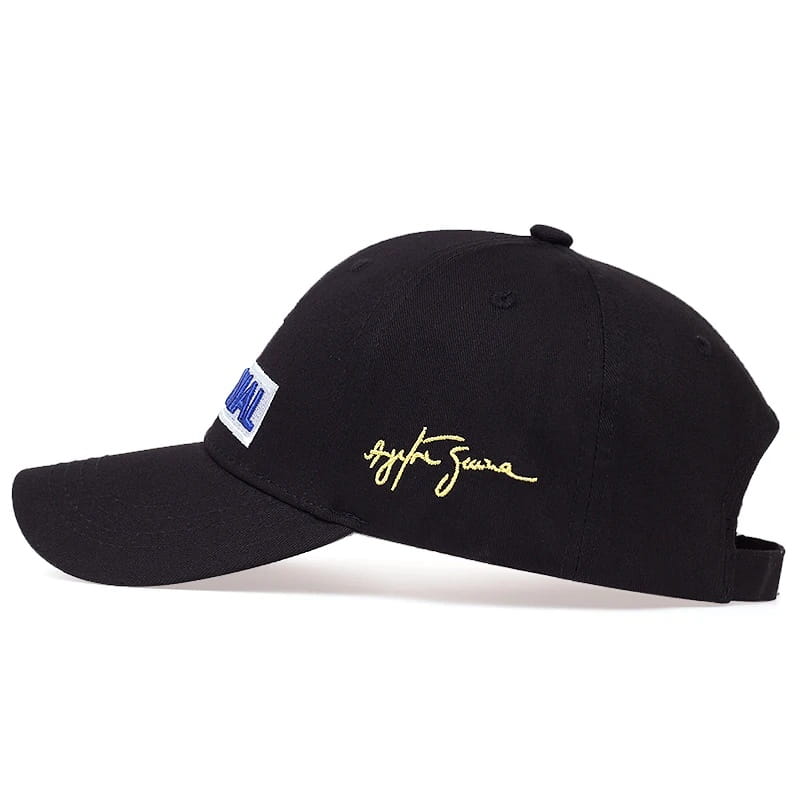 New Ayrton Senna Racer Fashion Letter Embroidered Hat Outdoor Sun Protection Team Baseball Cap Hip-hop Hats