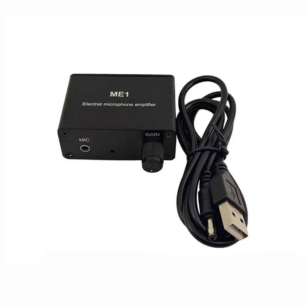 3.5mm 5V Electret Microphone Amplifier Condenser MIC AMP Musical Instruments Sound Pickup Console Tone Tuning Speaker Converter