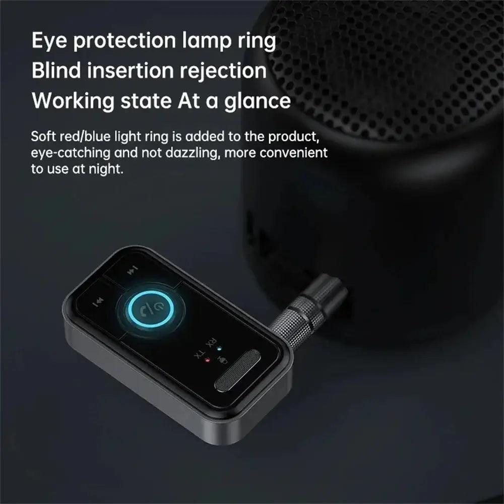 Wireless Bluetooth 5.3 Adapter Transmitter Receiver Audio for Music Headphone Car Speaker AUX Audio Adapter with 3.5mm Jack