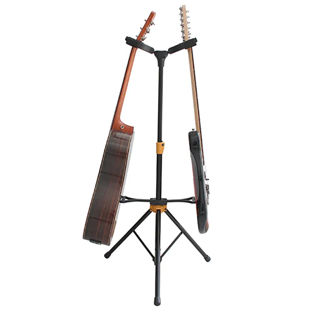 Flanger FL-08D Guitar Stand Dual Head Metal Upright Stand for Electric Guitar Bass Violin Banjo Mandolin Guitar Accessories