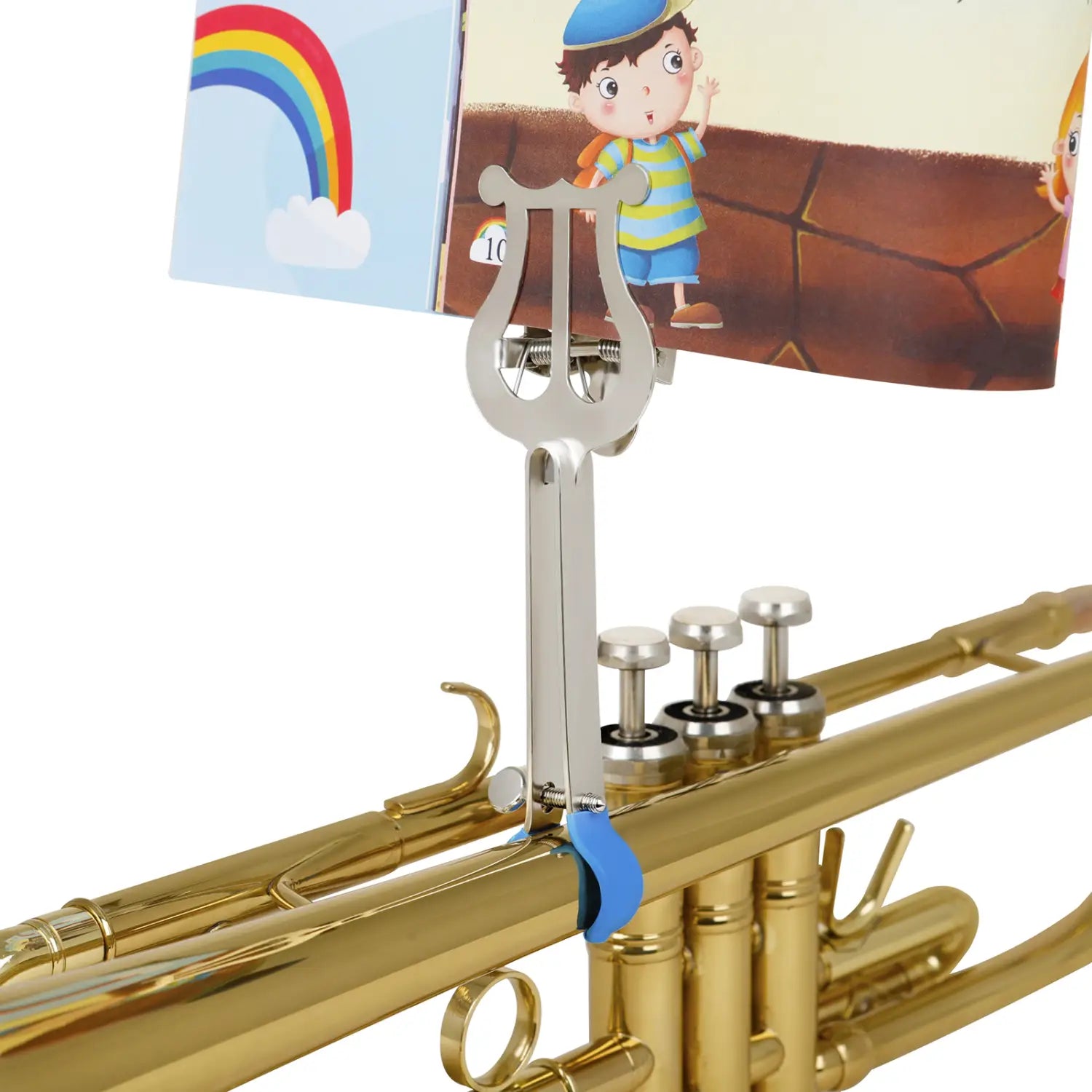 IRIN Music Stand Flute Trumpet Clarinet Winds Saxophone Baritone Portable Marching Sheet Music Stands Beginner Practice Parts