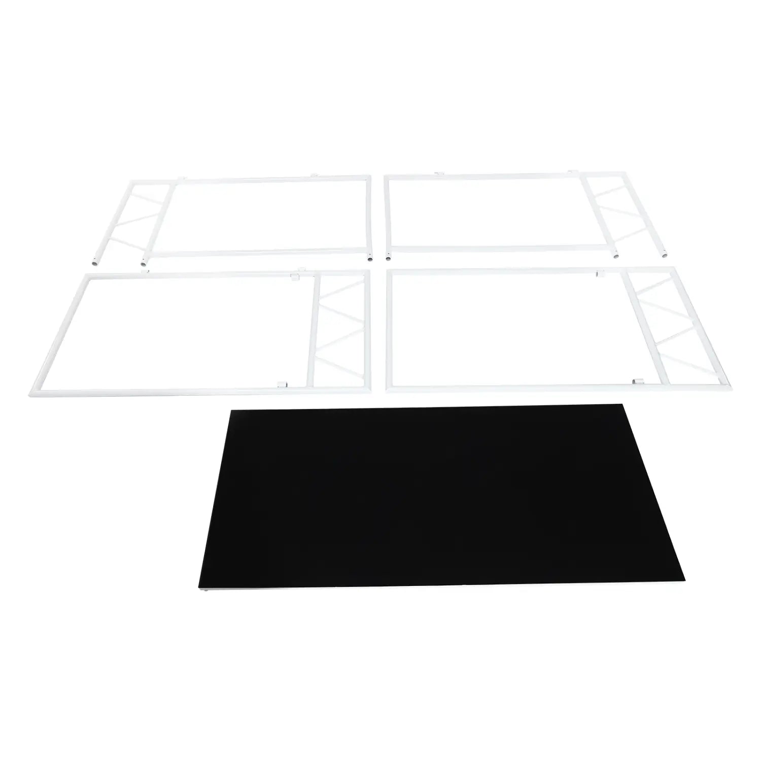 Professional 46.8’’ DJ Equipment Stand Heavy Duty Aluminum Rack with Oxford Cloth Cover for Stage/Studio/Events (44lbs Capacity)