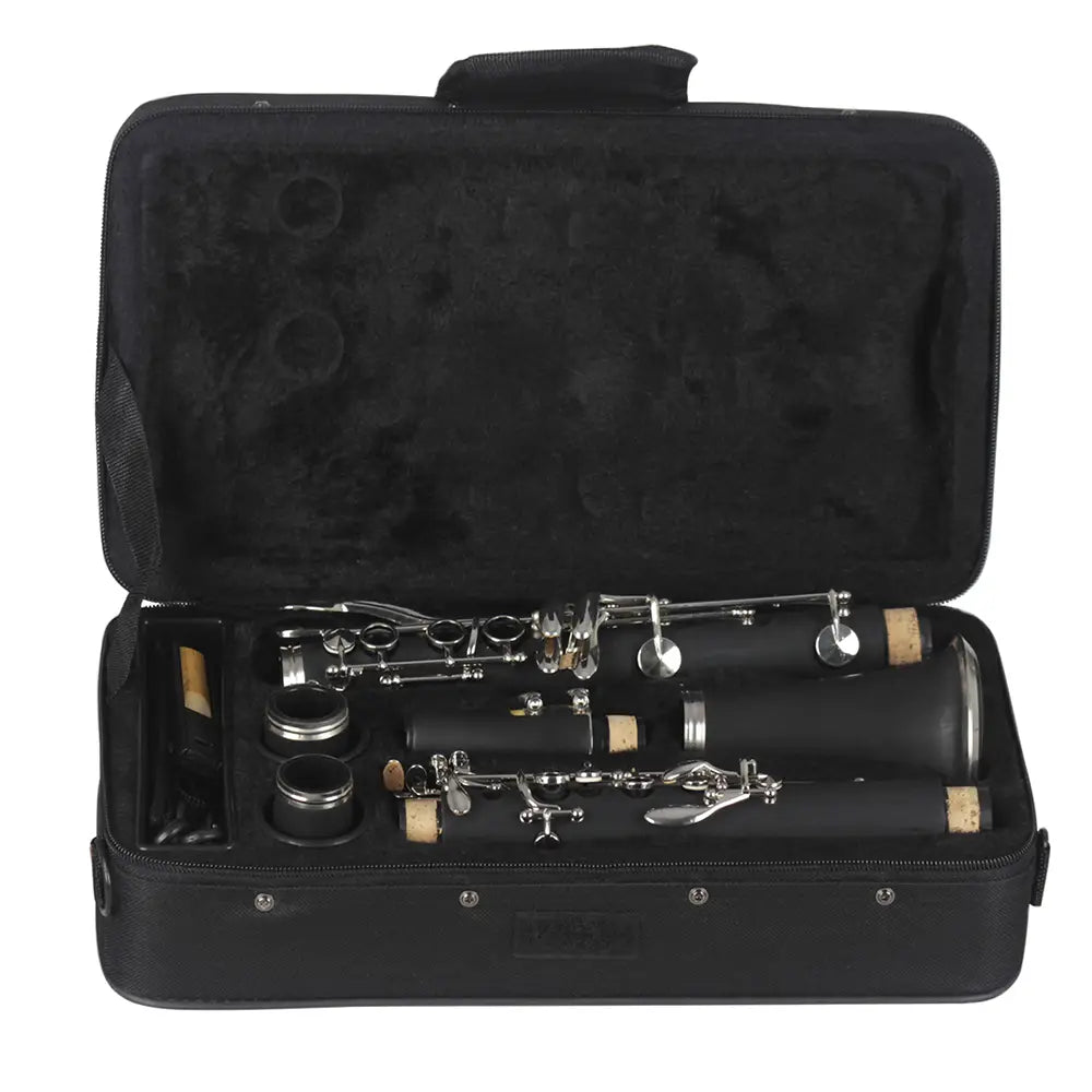 SLADE Bb Clarinet 17 Keys Bakelite Wooden Clarinet Professional Woodwind Instrument With Box Reed Musical Instrument Parts