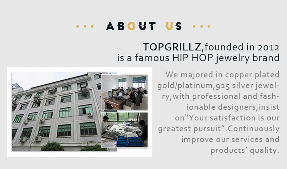 TOPGRILLZ Glossy Vampire Fangs Teeth Grillz Hip Hop 14K Gold Plated Single Tooth Caps Dental Grills Halloween Cosplay Jewelry