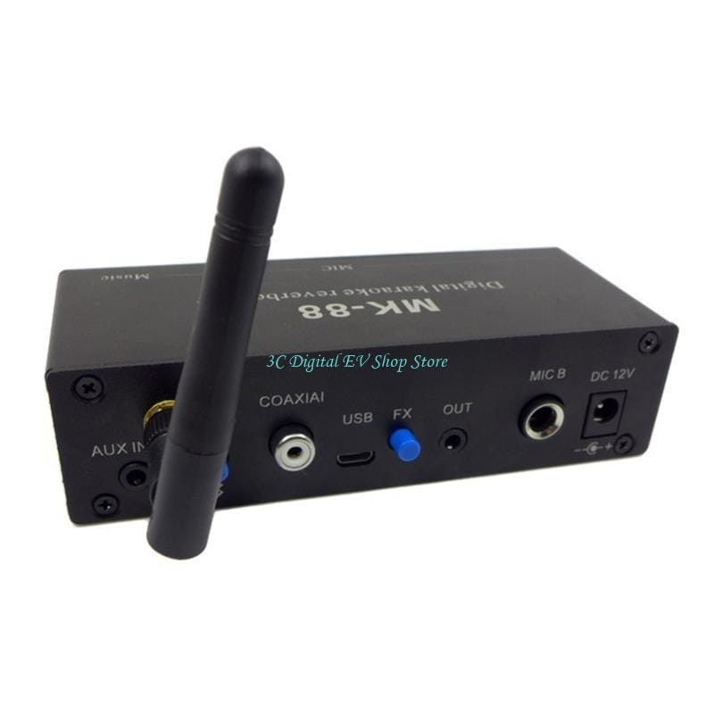 E74D MK88 Karaoke Preamp Reverberator Decoding Easy to Use for Family Gatherings and Music Creation with Customizable Effects