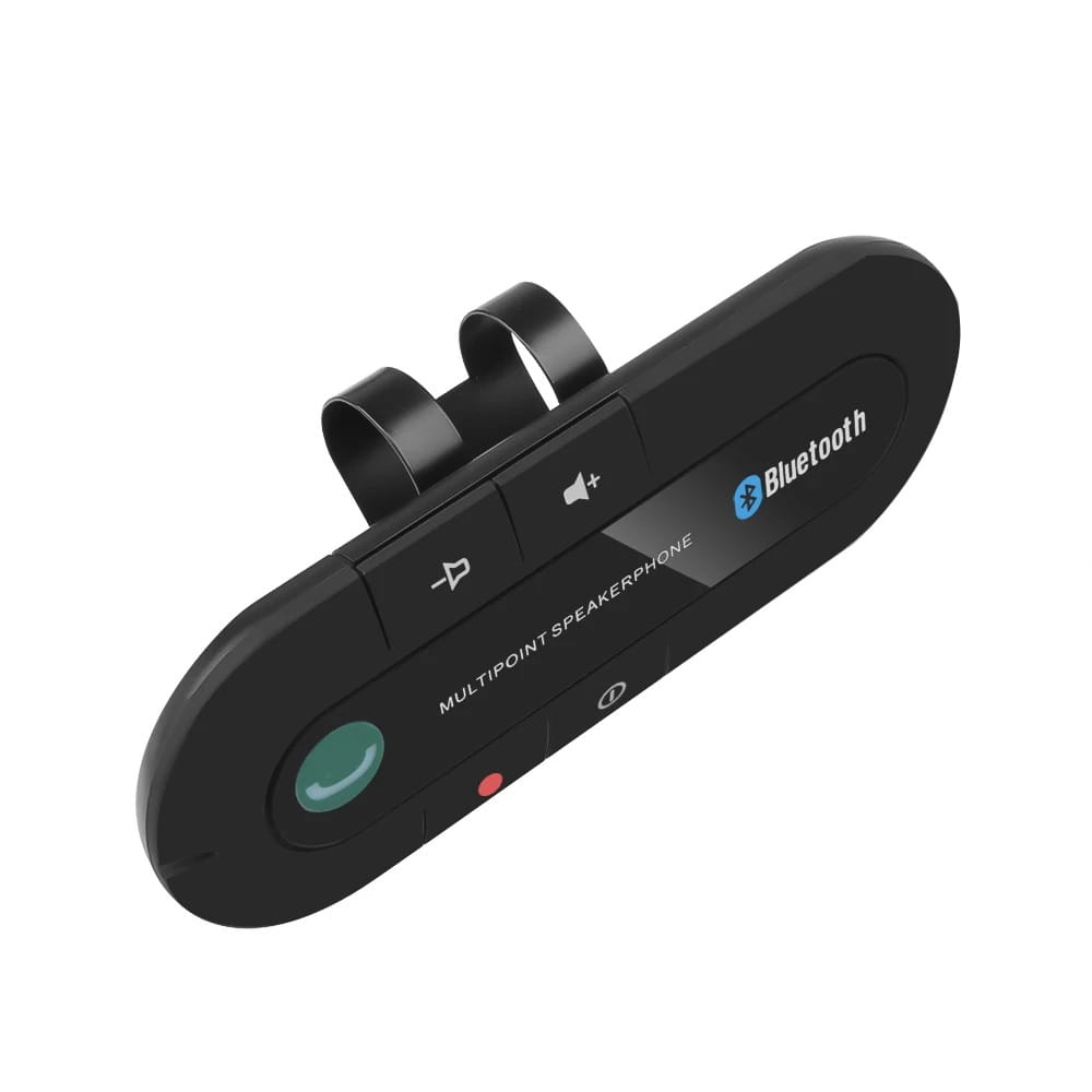 Bluetooth Speaker Handsfree Car Kit Sun Visor Clip Wireless Audio Receiver Speakerphone Wireless Stereo MP3 Music Player