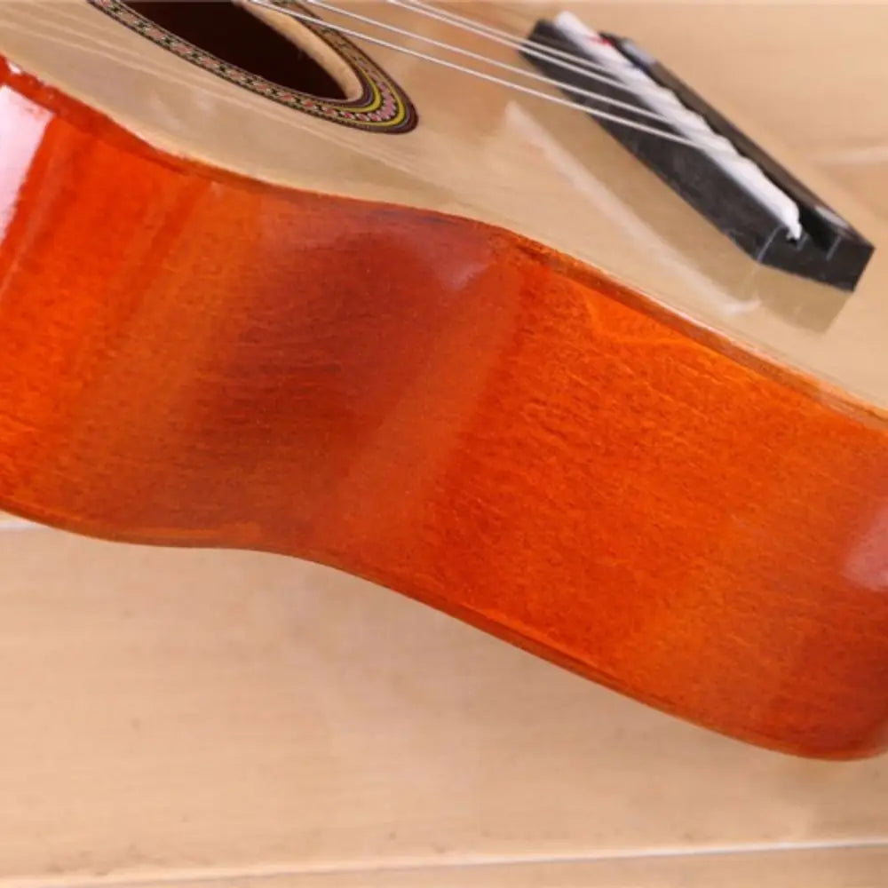 Solid Wood Children’s Guitar Classical Adjustable String Knob Children’s Instrument Toy High Sound Quality Durable
