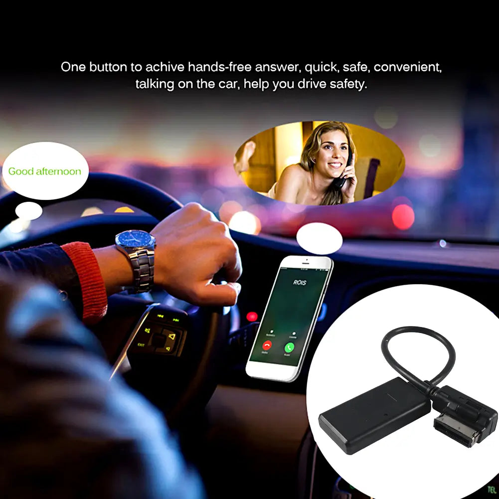 Bluetooth-Compatible Module Receiver Adapter BT MMI AMI Audio Music Cable Media Interface AUX Wireless Adapter for Mercedes-Benz