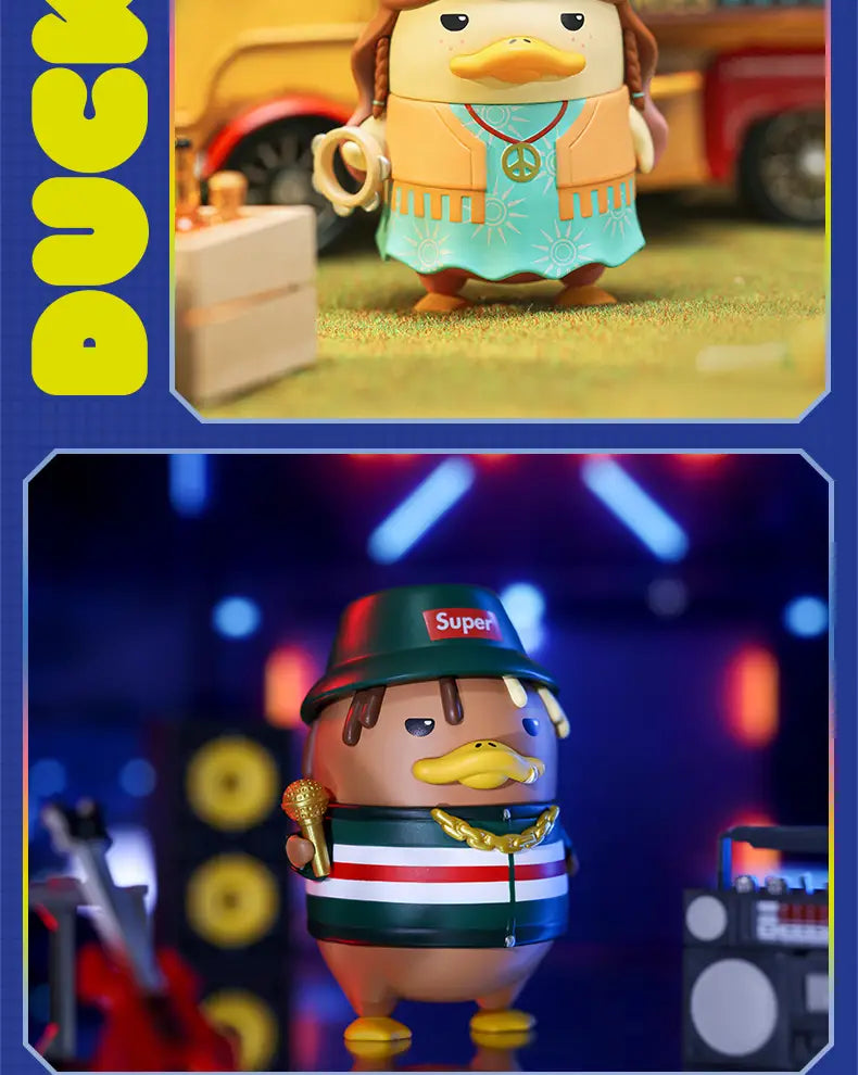 POP MART Duckoo Music Festival Series Blind Box Guess Bag Mystery Box Toys Doll Cute Anime Figure Desktop Ornaments Collection
