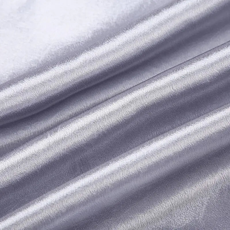 Hip Hop Women High Waist Wide Leg Pants Street Silver Dark Style Satin Pleated Casual Loose Slimming Dance Pants
