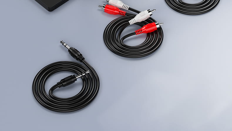 Bluetooth-compatible 6.0 Audio Receiver 3.5mm AUX RCA USB 6.5MM Microphone Music Wireless Adapter with Remote Control for TV PC