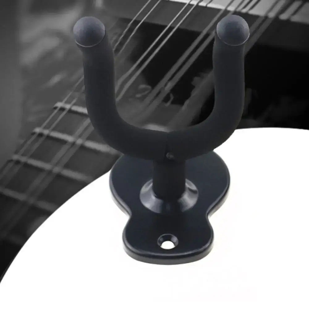 Wooden Guitar Wall Mount Hanger Heavy Duty Unique Design Bent Ukulele Hook Bass Storage Acoustic Electric Guitar Rack Bracket