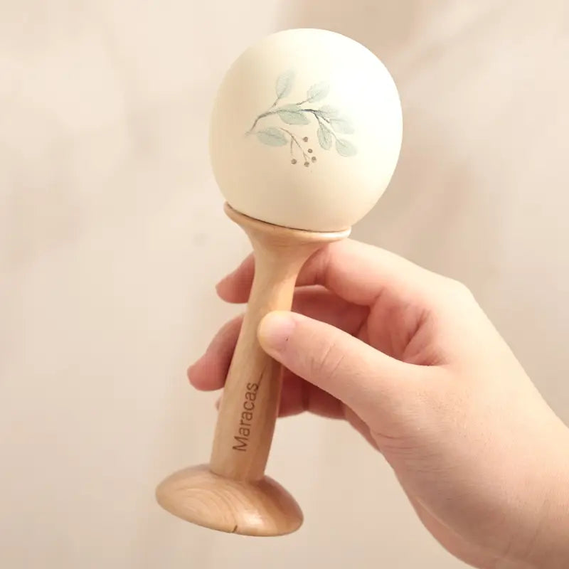 Baby Rattle Toy 0-12 Months Musical Instrument Wooden Montessori Toys Cartoon Animal Xylophone Baby Educational Toy Kid‘s Gift