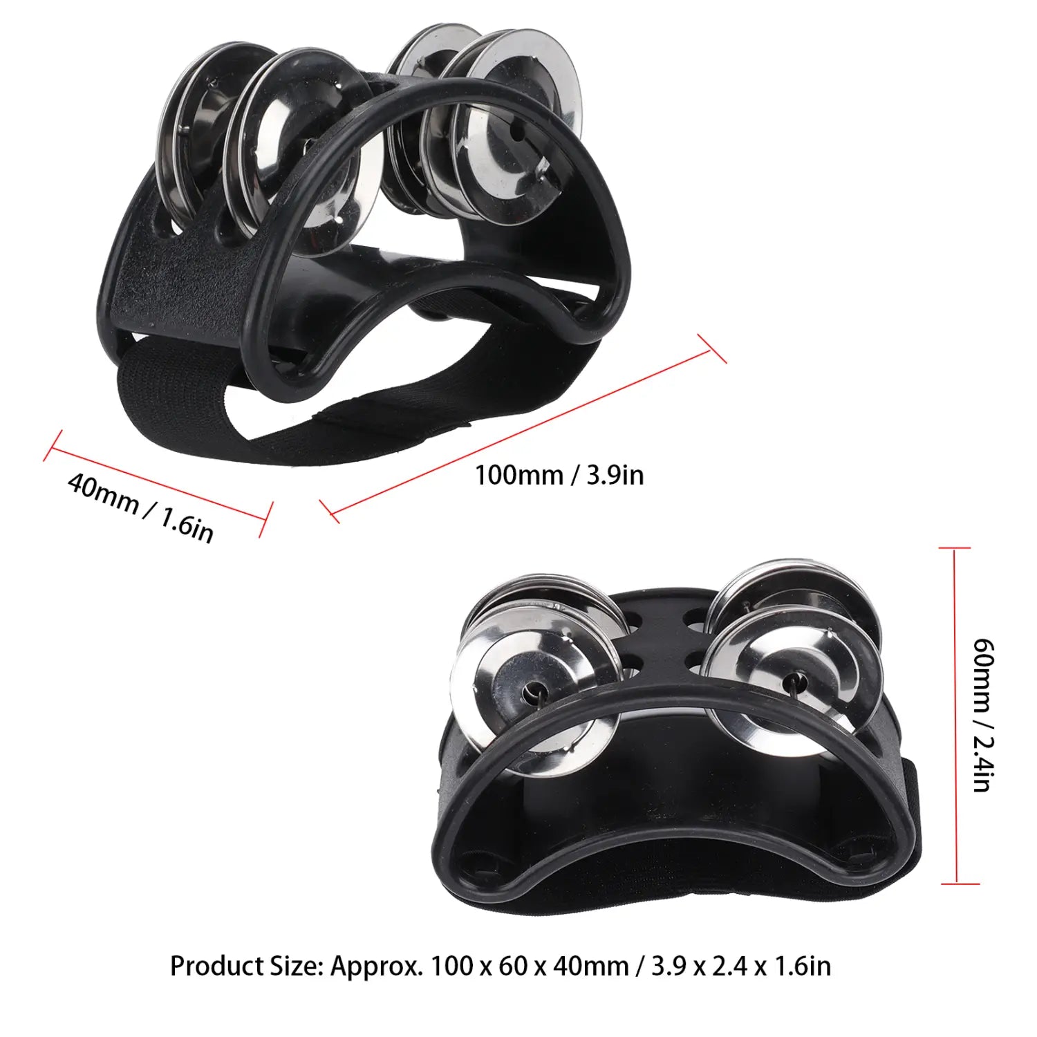 Foot Shaker Foot Shaker Percussion Foot Tambourine Shaker Percussion Drum Set Metal Jingle Musical Instrument Accessories