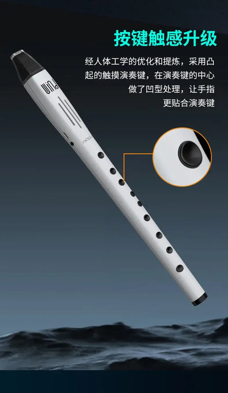 Mini Digital Pocket Flute Wind Wood Instrument Imitation of Various Musical Instrument Sounds Music Entertainment