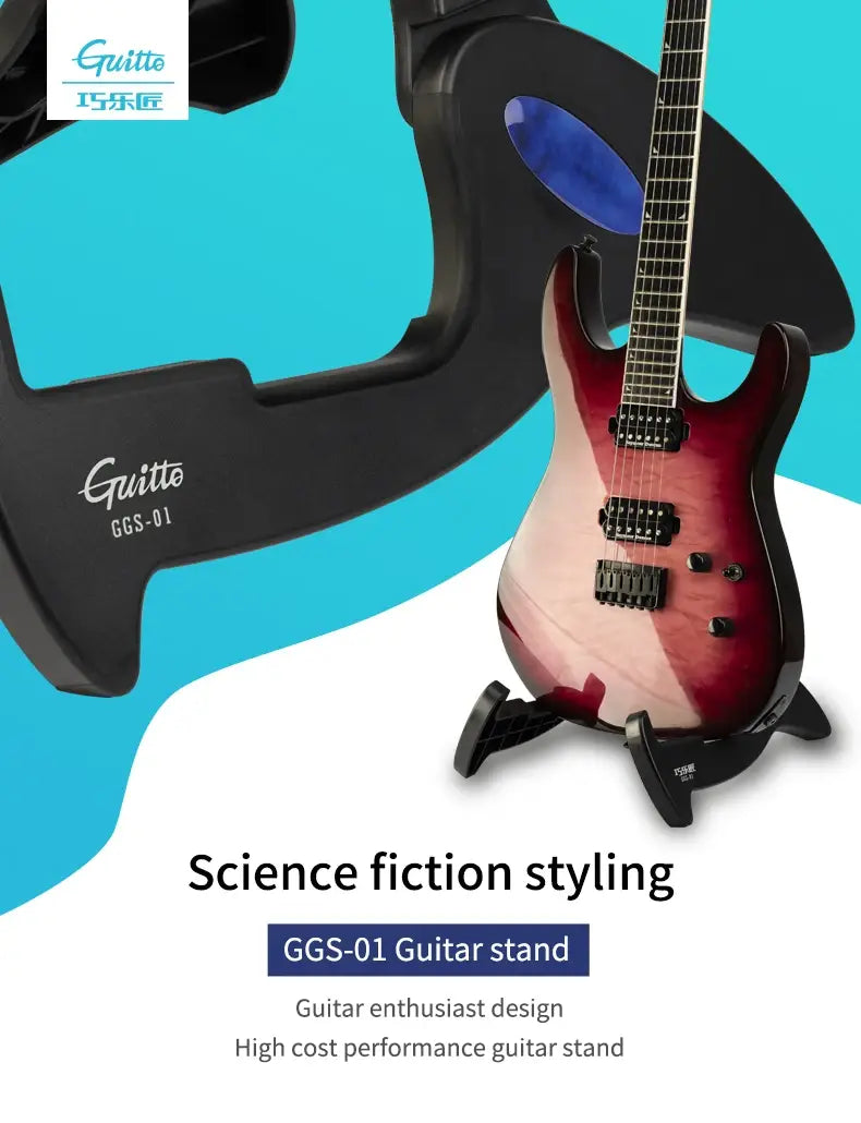 Guitar Stand Folding Tripod Holder A-Frame Musical Instrument Rack Holder Acoustic Classical Electric Guitar Parts & Accessories