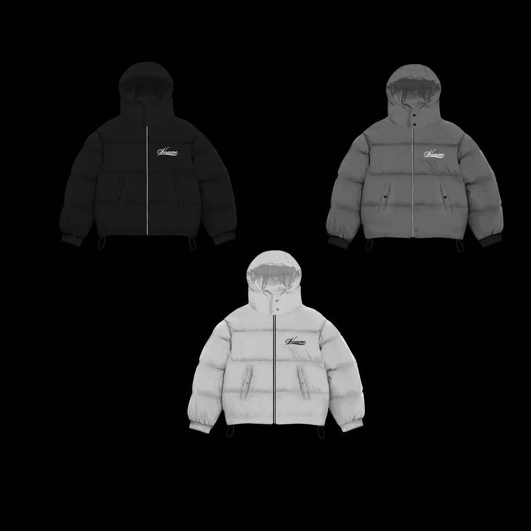 Harajuku Winter Men’s Padded Jacket Thick Warm Coat American Retro Style Zip Up Outerwear Casual Streetwear Fashion Trend New