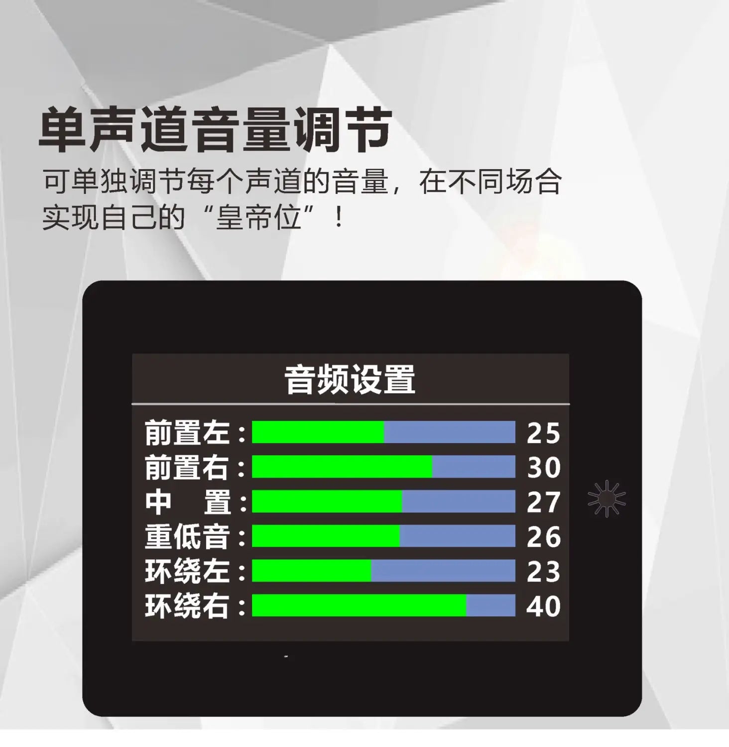 5.1 Dolby Atmos Decoding Amplifier Audio Playback DSD Lossless Digital Music Bluetooth 5.8G Wireless Surround