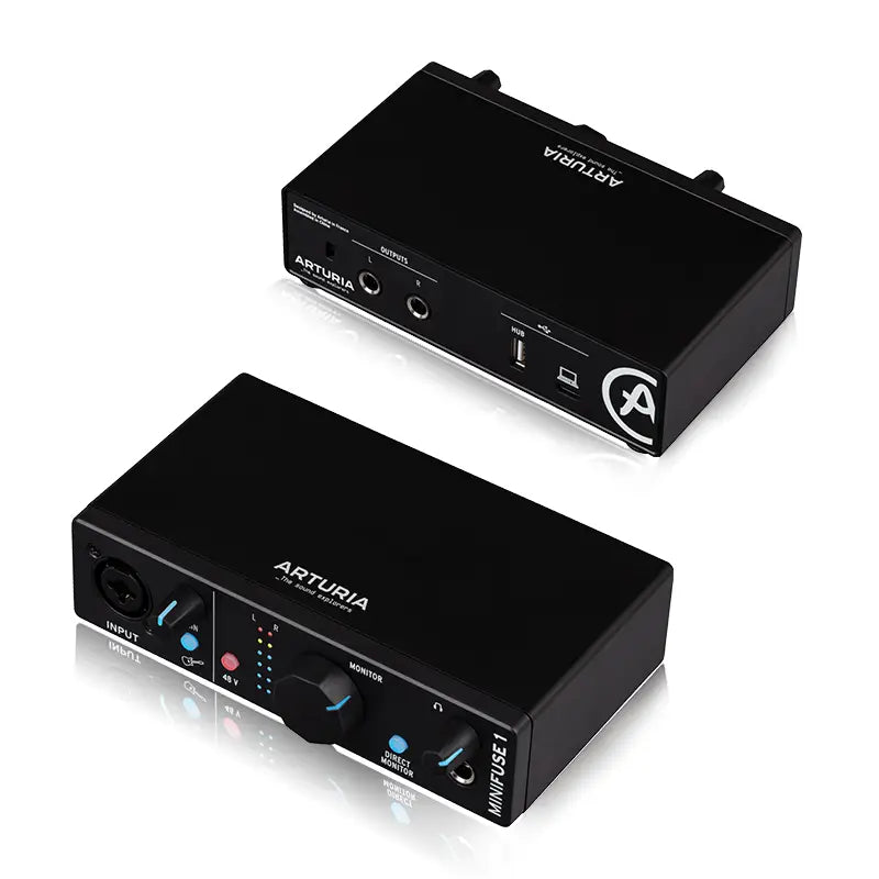 ARTURIA MiniFuse 1 USB external sound card MIDI recording interface plug and play for broadcasting,performance and production