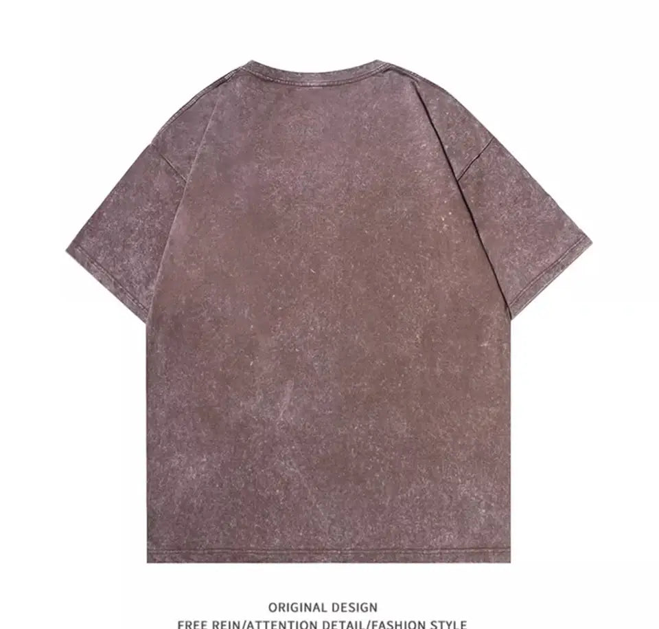 Hip Hop t shirt Men fashion Cotton Harajuku Multicolors Oversized Washed T-shirt women Unisex Summer Retro Short Sleeve Tee top