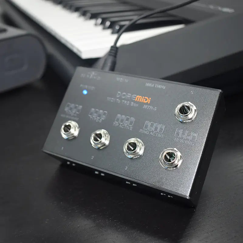 MIDI THRU To TRS Box Is Convert MIDI Five-pin DIN Interface Into TRS Interface Convert One MIDI Input Into Five TRS Outputs