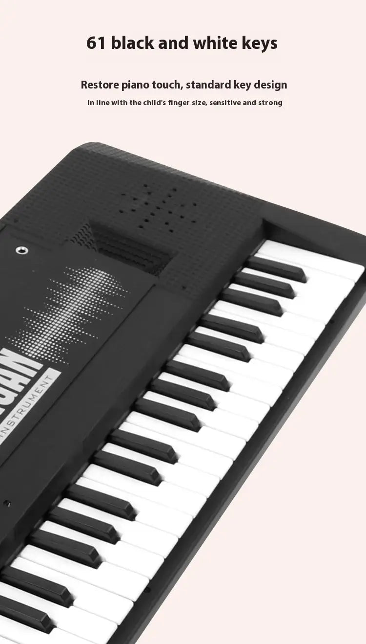 37/61-Key Digital Piano Keyboard for Kids – Portable Music Toy Beginner Learning Instrument Educational Gift for Boys Girls