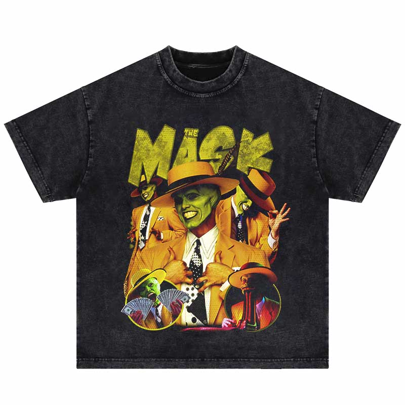 Hip Hop Oversized Men T-Shirt Punk Gothic Funny Portrait Graphic Printed Tshirt Loose Streetwear 2024 Harajuku Cotton TShirt Top
