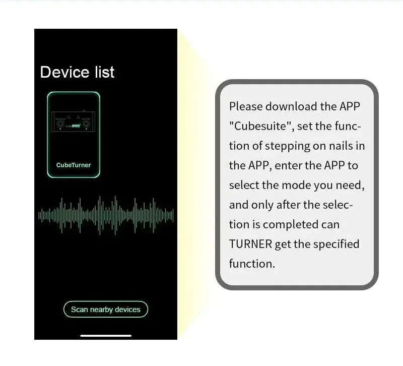 M-VAVE Cube Turner Wireless Page Turner Pedal Rechargeable Music Sheet Supports Looper Connection Compatible Guitar Pedal Parts