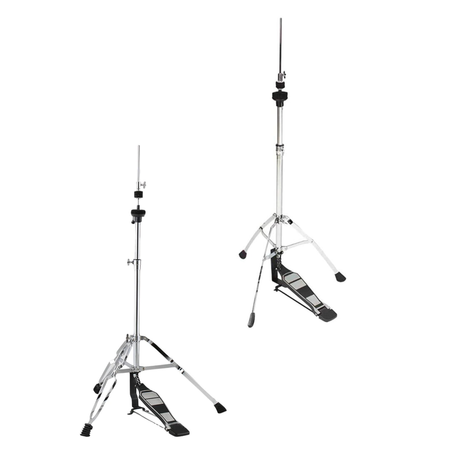 Hi Hat Tripod Stand Drum Pad Stand Mount Long Footboard Adjustable Cymbal Stand for Drummer Musical Instrument Accessories