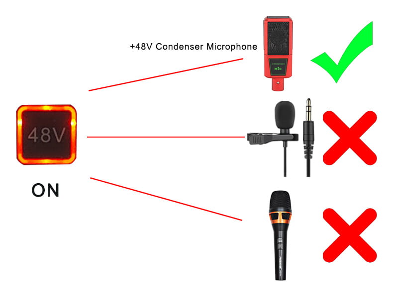 TEYUN Echo Effects 2 Input Audio Interface PC Studio Recording for Electric Guitar External Sound Card 48V Live Podcast Q-16