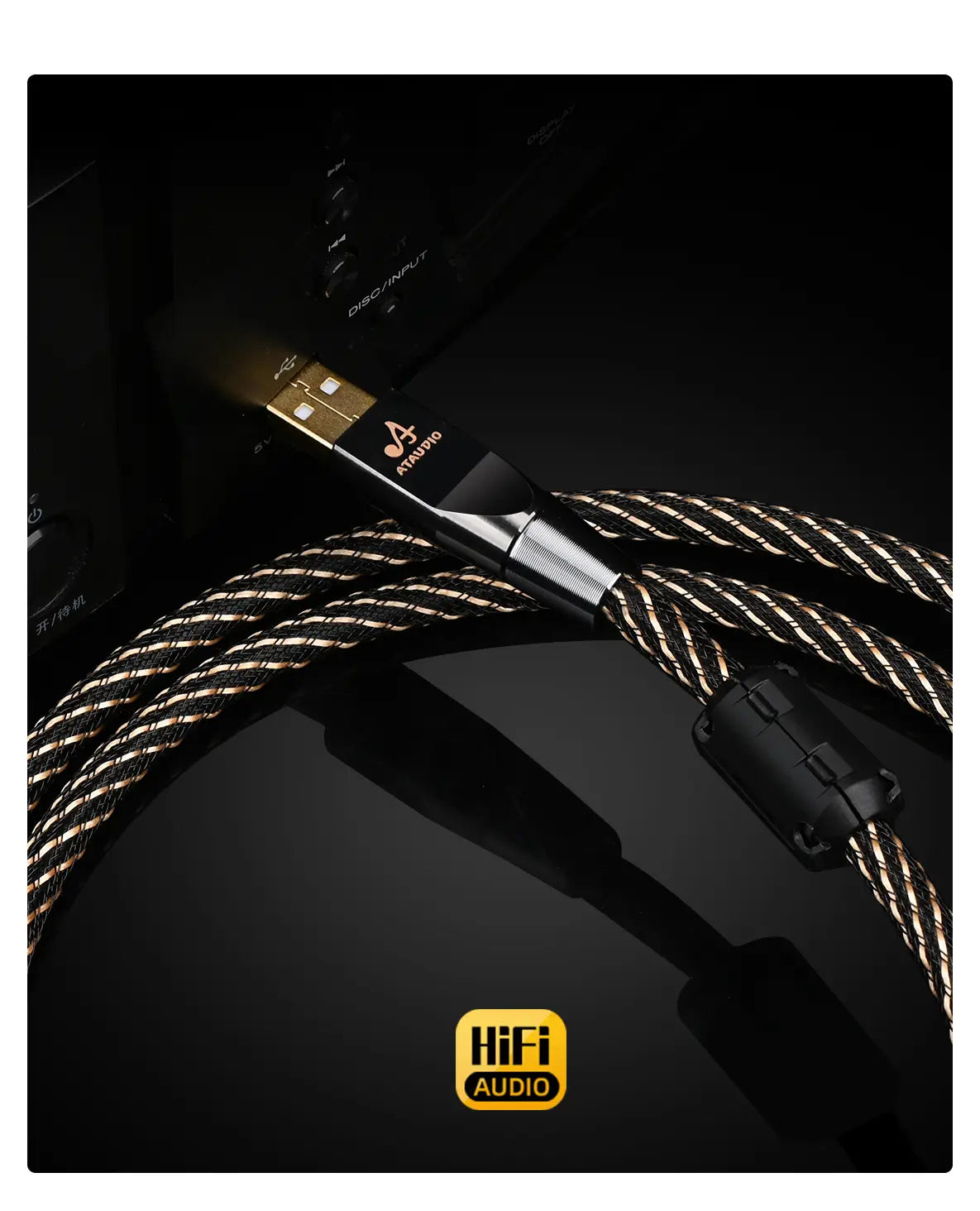 Canare HiFi USB OTG Cable 6N OFC Type C to Type B USB Cable Type A to B Audio Cable for Decoder DAC Sound Card