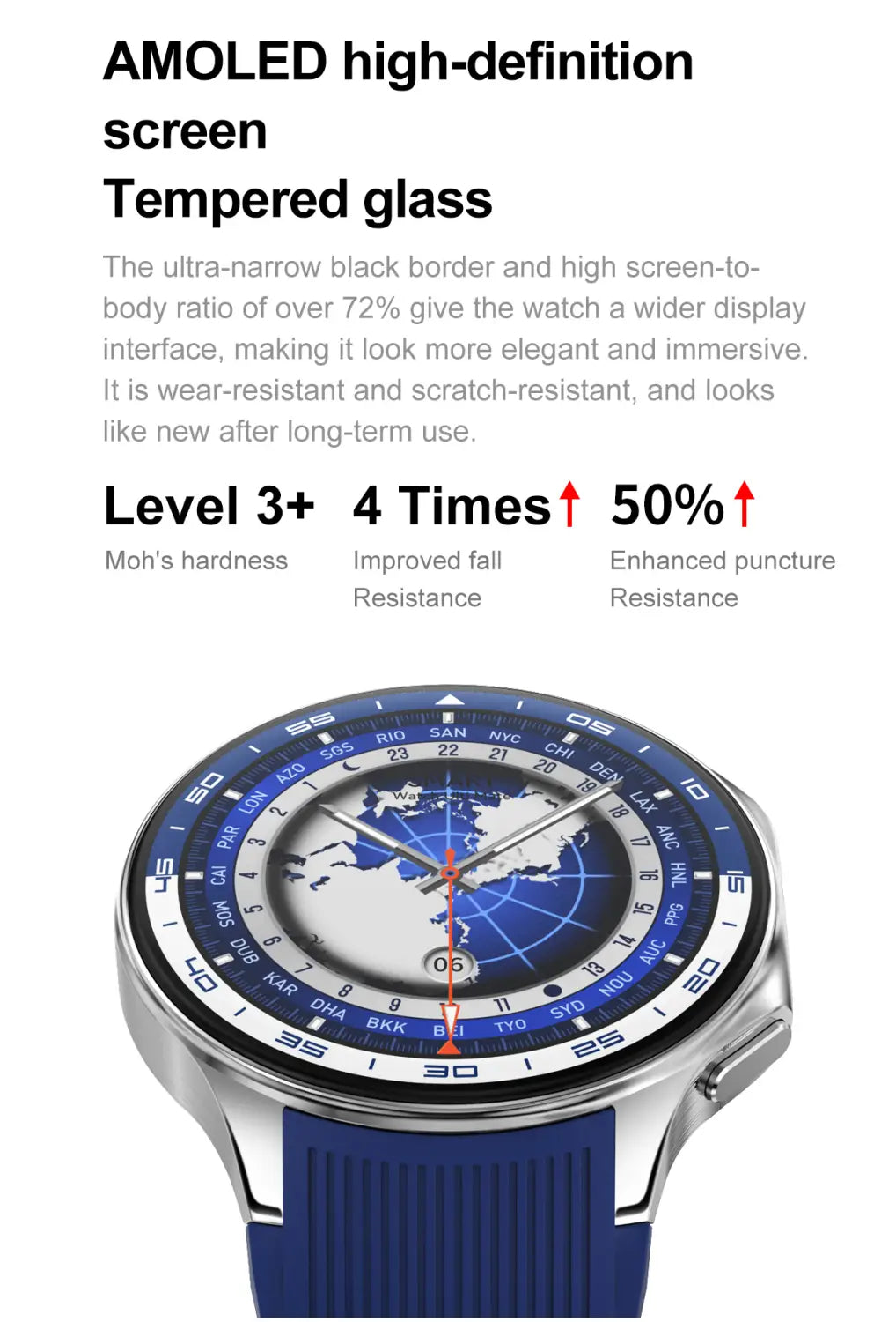 2024 New For OPPO Watch X Smart Watch 4G Memory Music Video Bluetooth Call IP68 Waterproof AMOLED Smartwatch For TWS Earphones